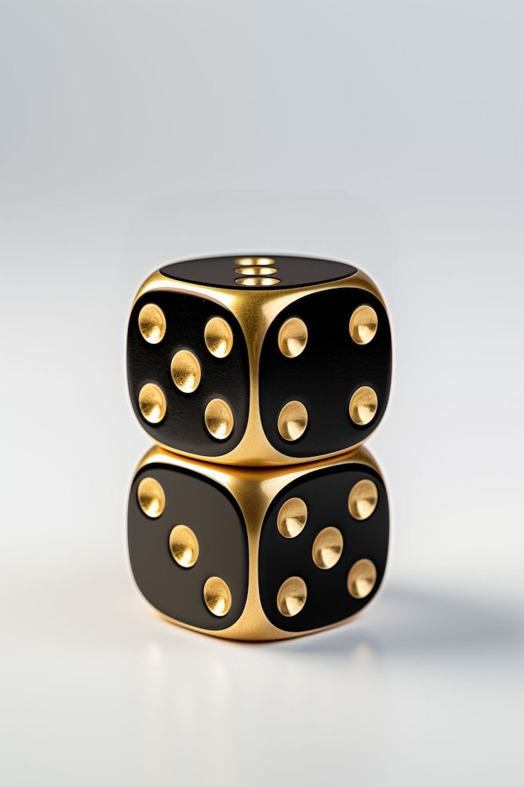 idx slot Koprok dice game interface showing three dice, prediction options, and live result display